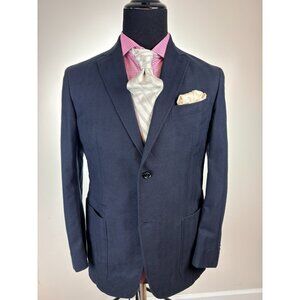 RECENT! Ermenegildo ZEGNA Modern 2Btn Black Sport Jacket 42 S / R